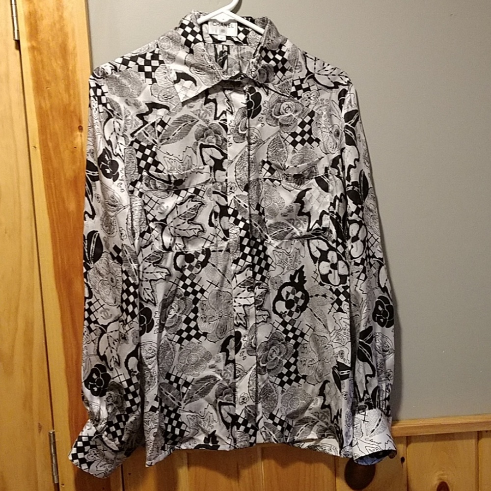 Authentic CHANEL Silk Blouse